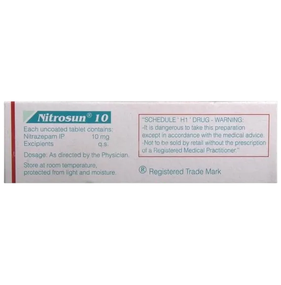 nitrosun 10mg tablet 10's